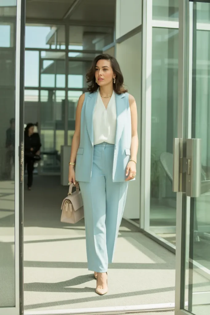 Soft Pastel Suiting