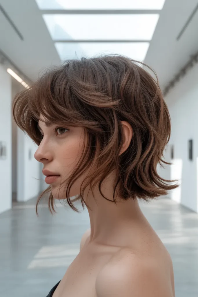 Textured Kitty Cut with Airy Layers