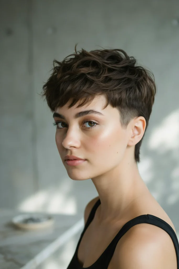 Tousled Espresso Crop