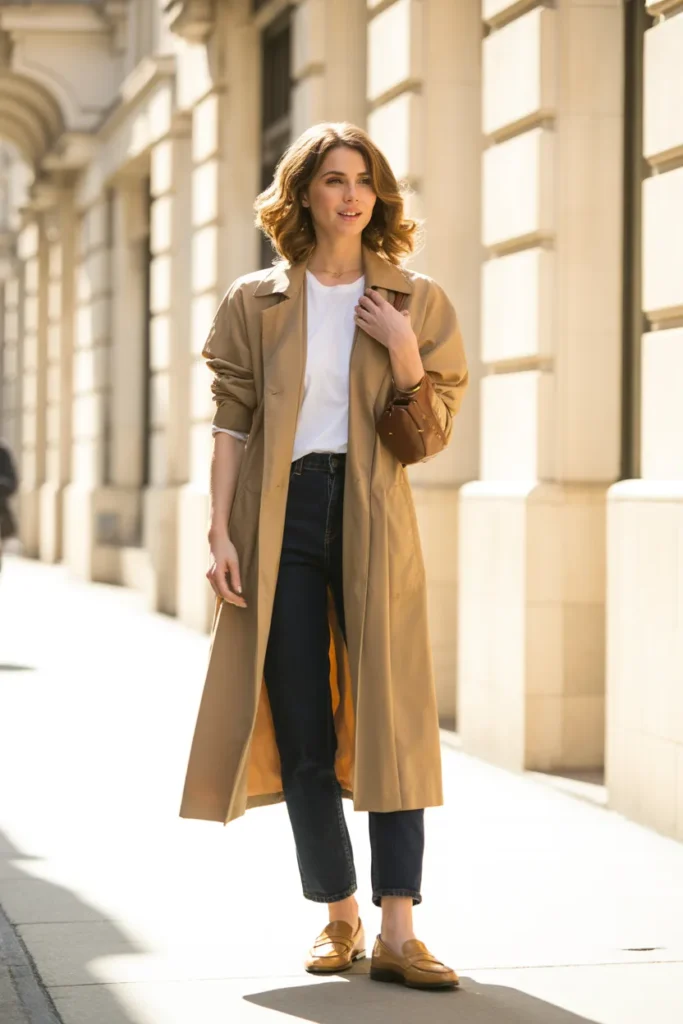 Trench Coat Layering