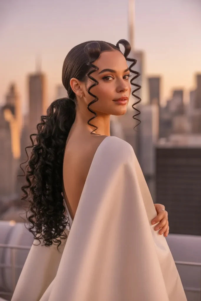 Twisted Crown Ponytail