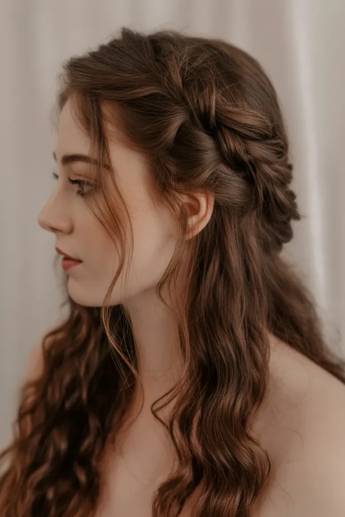 Twisted Textured Braid-Inspired Updo