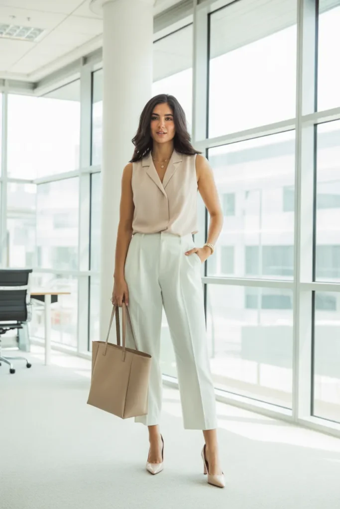 White Trouser Styling