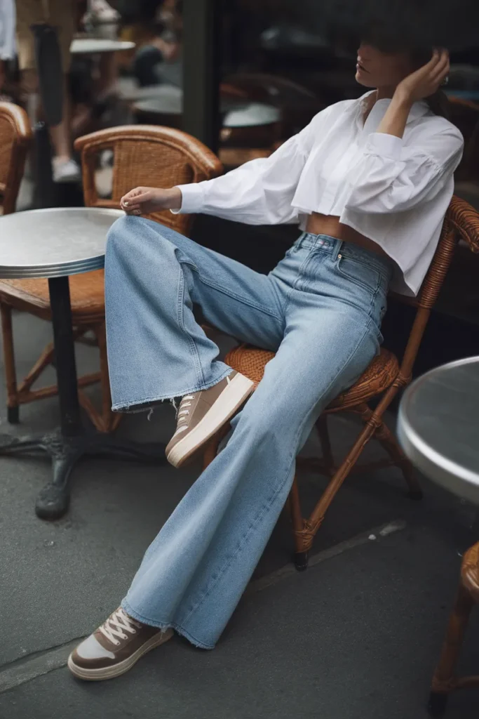 Wide-Leg Denim
