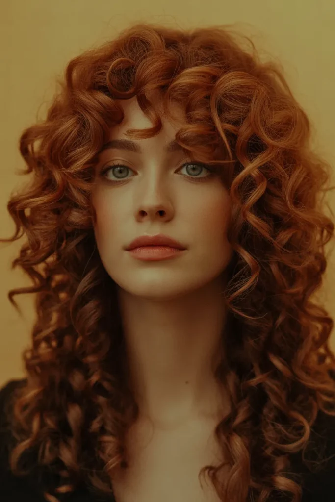  Wild Copper Witch Curls with Vintage Power