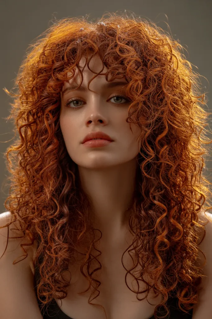 Wild Ember Witch Curls with Fiery Volume
