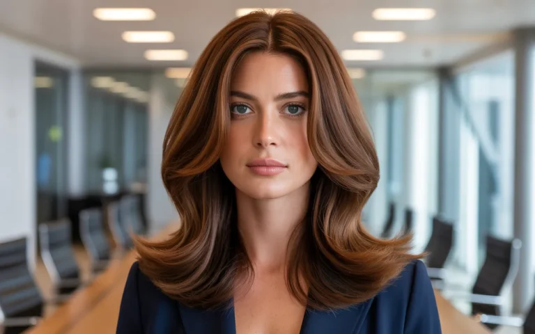 classy medium hairstyles for office