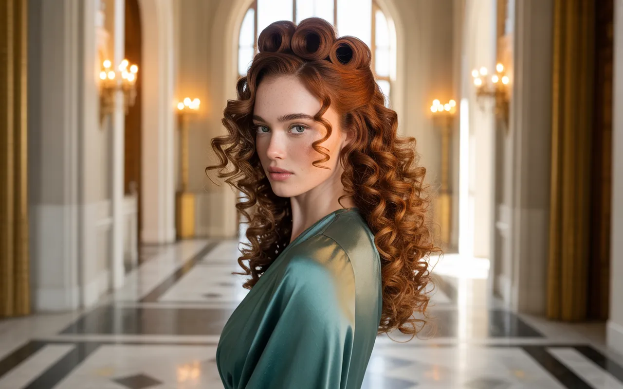 curly updo hairstyles