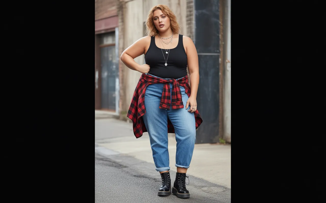 Plus Size 90s Fashion Outfit Ideas