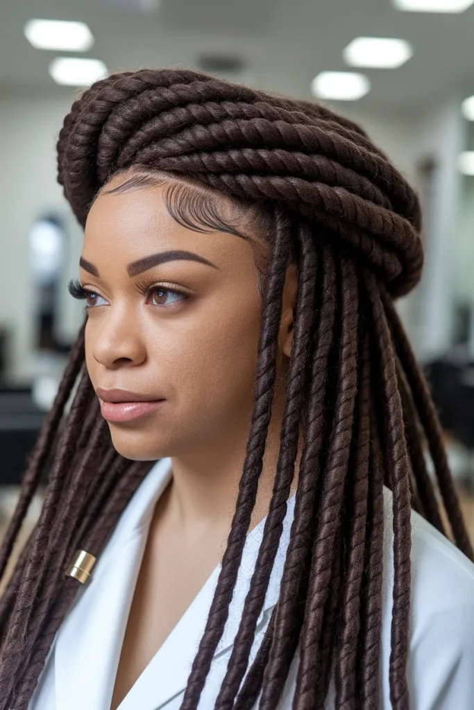 Basket Weave Dreadlocks