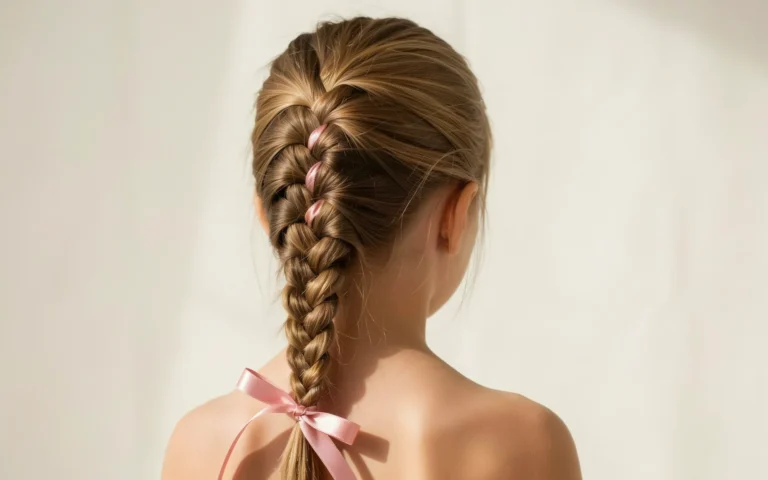 Bow hairstyles for little girls