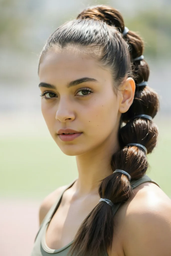 Bubble Braid Ponytail