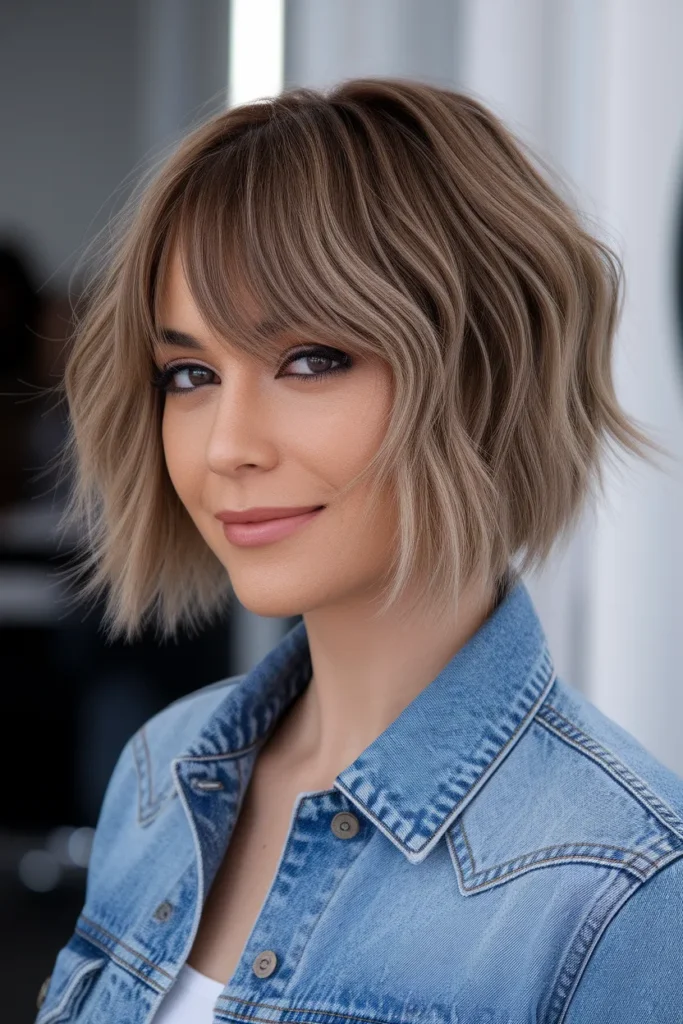 Choppy Shag with Wispy Bangs