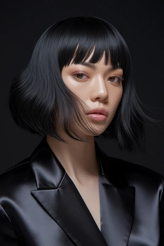 Classic Midnight Wolf Cut