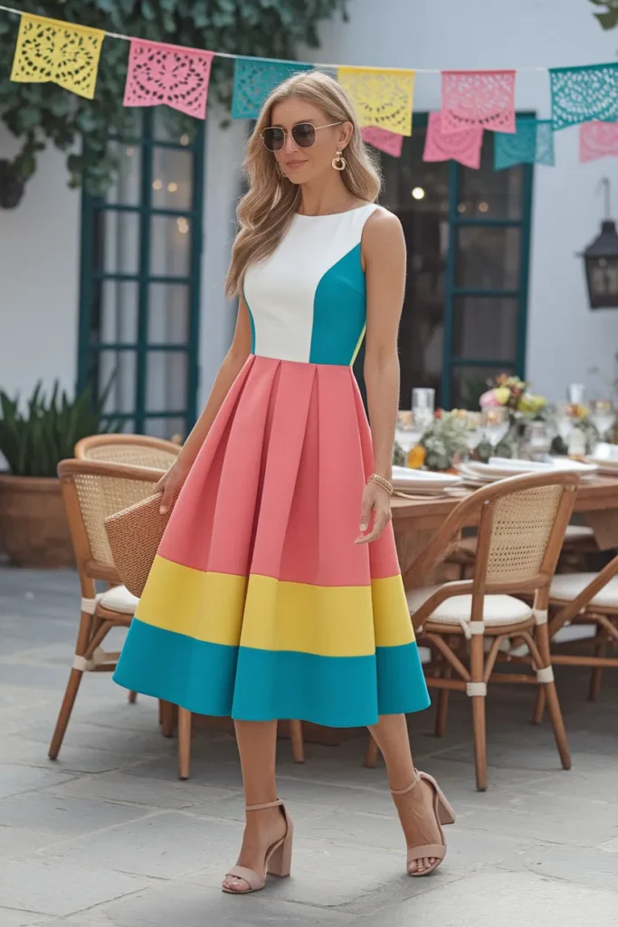 Color Block Dress