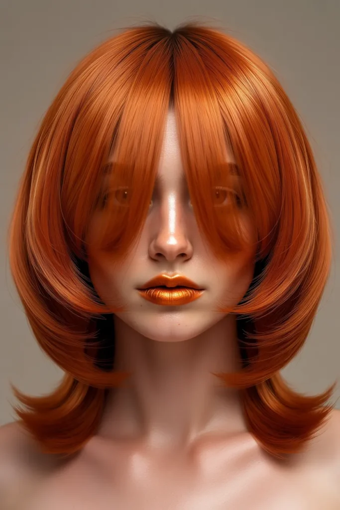 Copper Clown Hairstyle