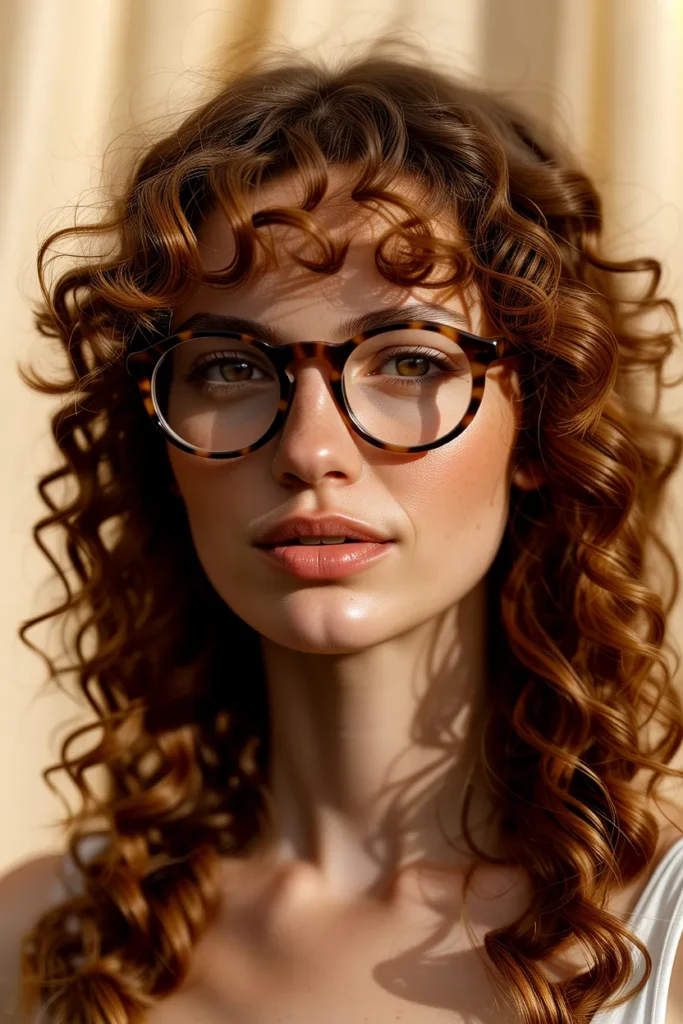 Curly Long Bangs