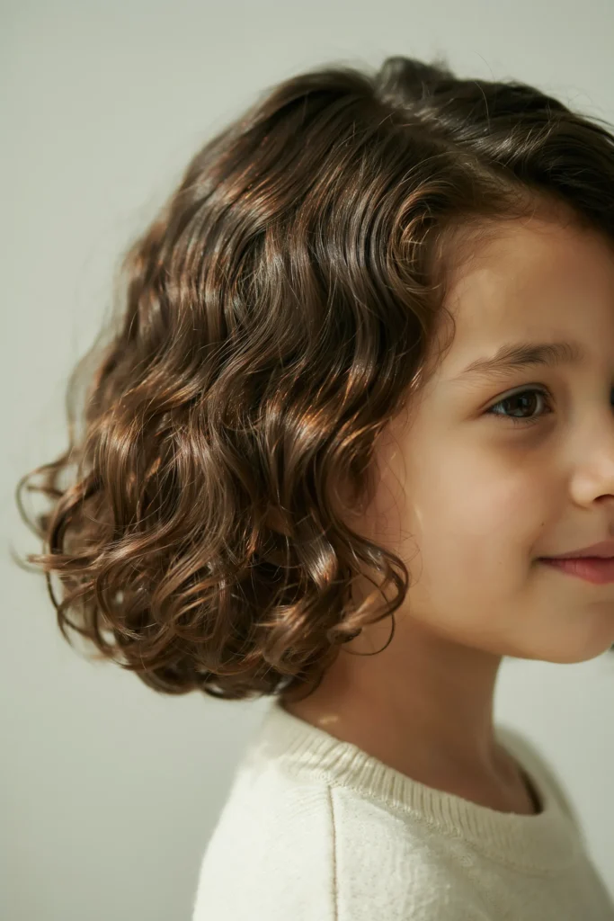 Curly Stacked Bob