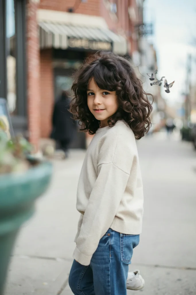 Curly Wolf Cut