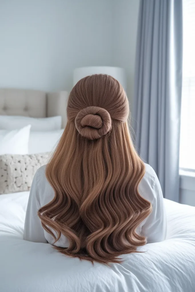 Doughnut Bun Curls