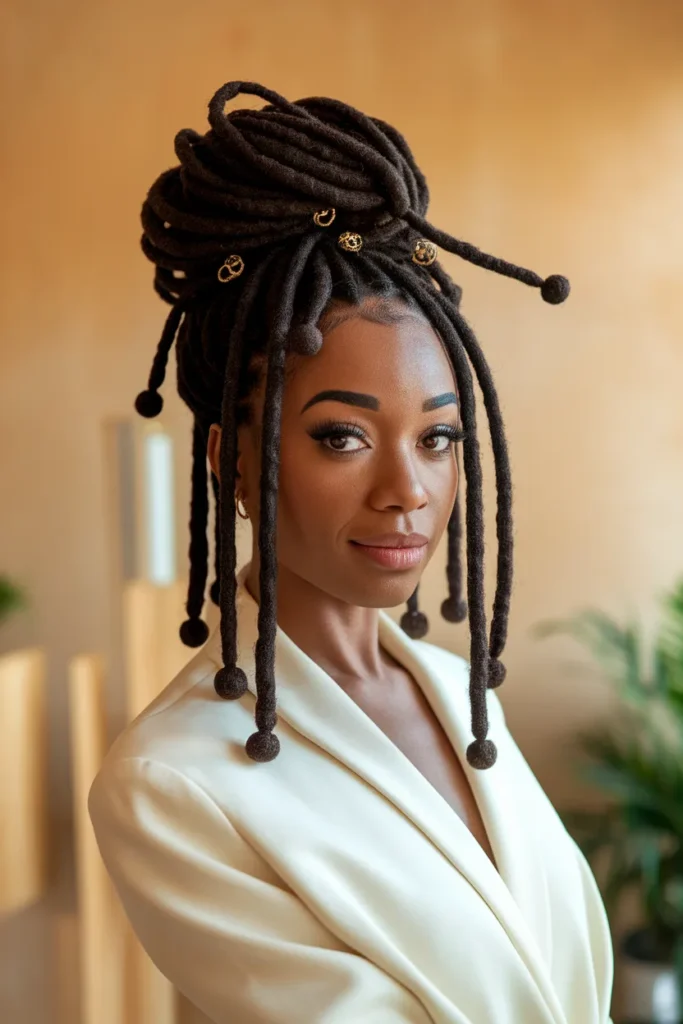 Dreadlock Updo