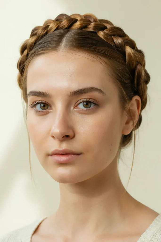 Dutch Crown Braid