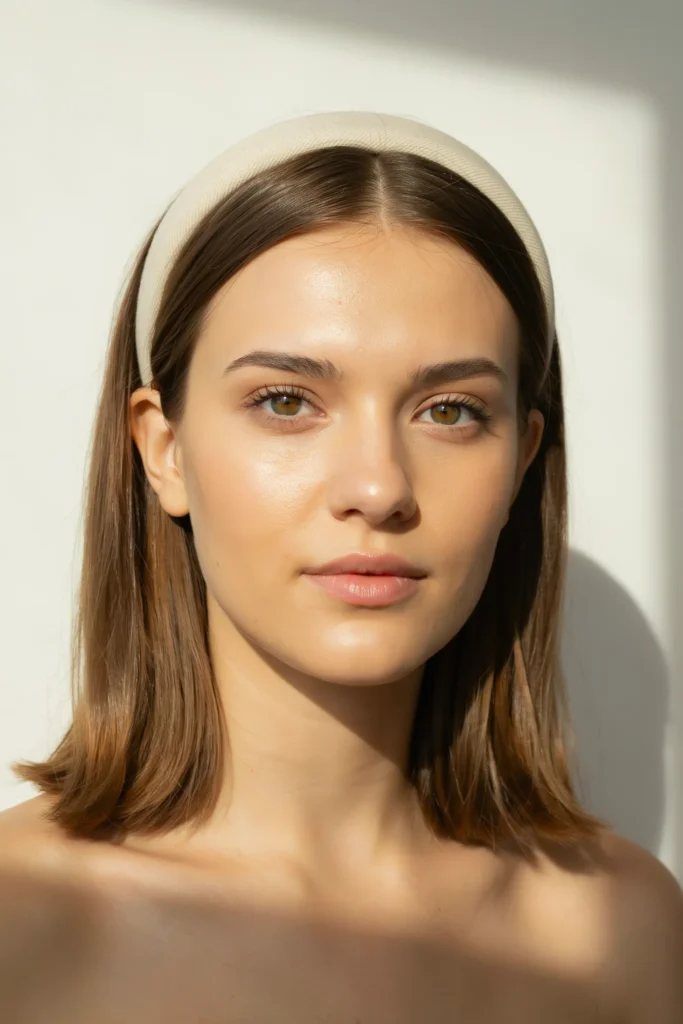 Easy Headband Tuck
