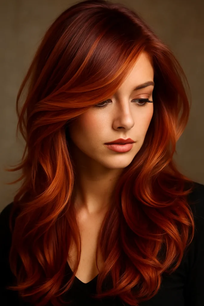Fiery Witch Halloween Hairstyle
