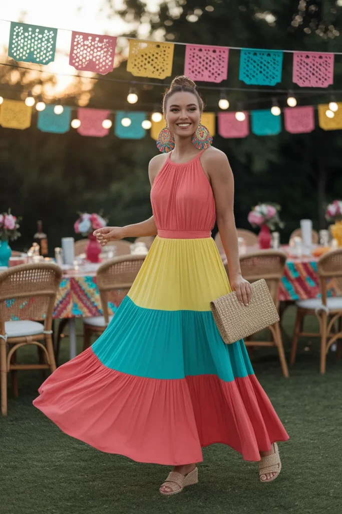 Fiesta-Inspired Maxi Dress