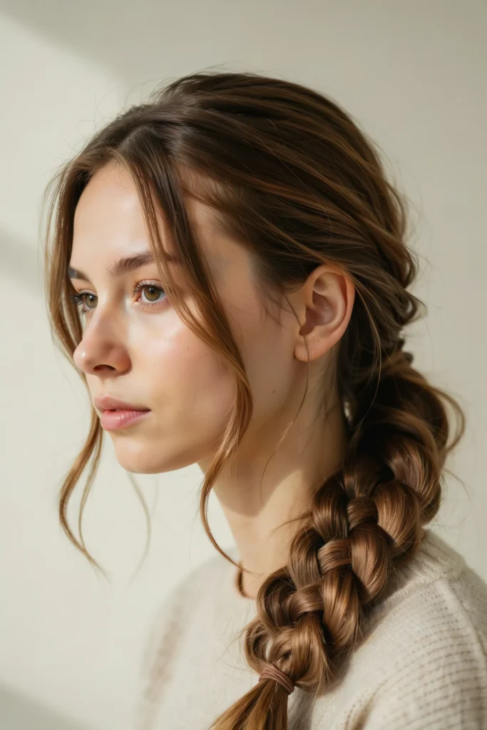 Fishtail Braid Side Pony