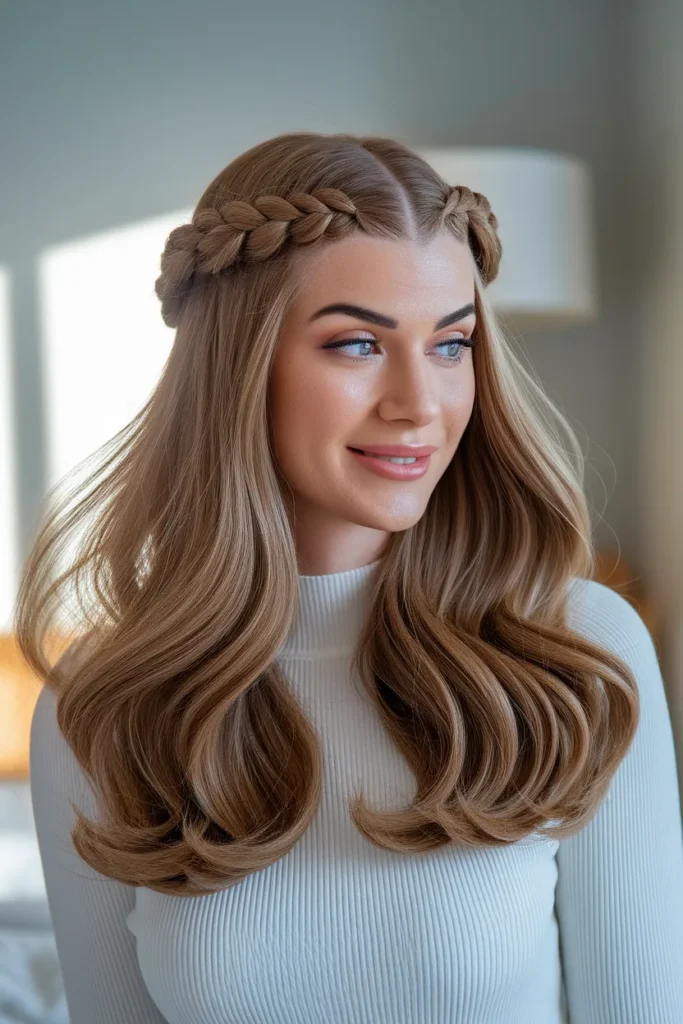 French Braid Blowout