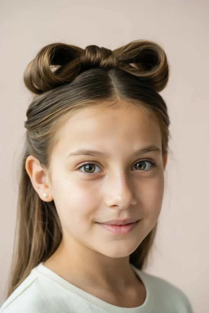 Hair Bow Made of Hair
