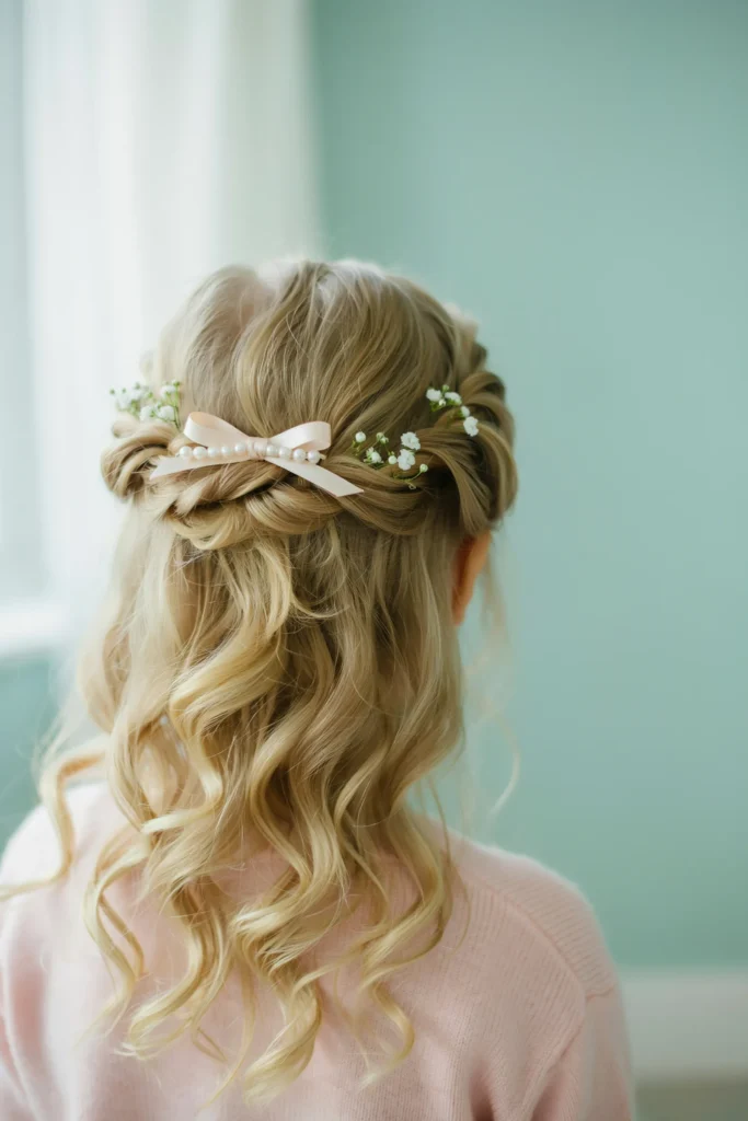Half-Up Hair Bow