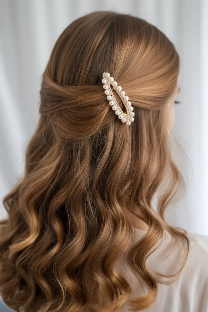 Half Up Half Down Curls
