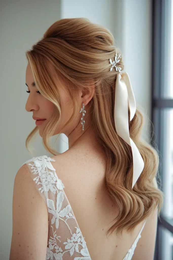 Half Up with Soft Volume