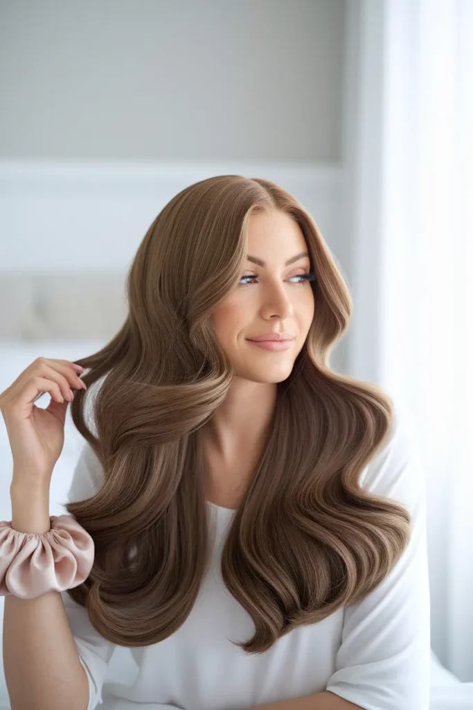 Heatless Blowout For Long Hair