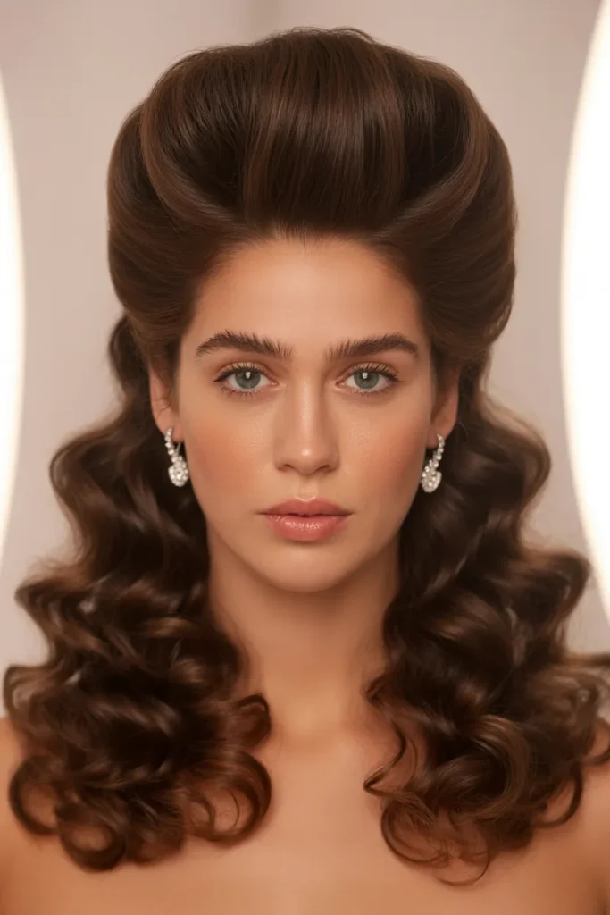 High Volume Crown Curls