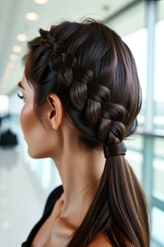 Infinity Braid Ponytail