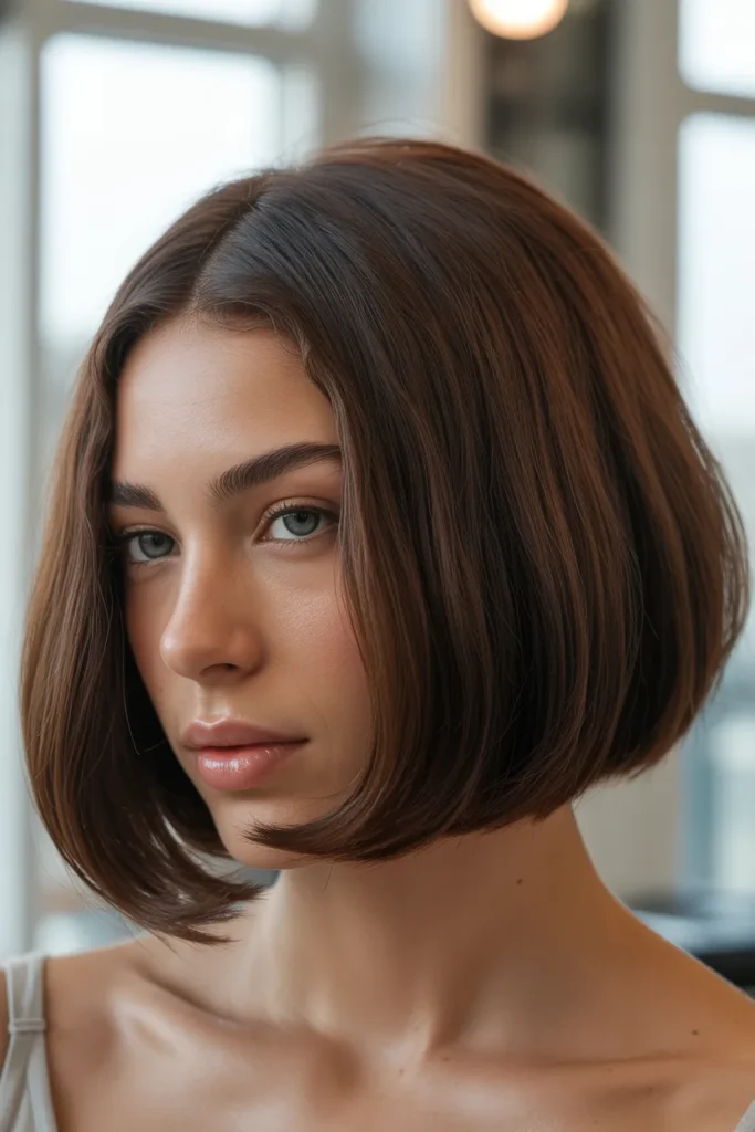 Italian Bob Blowout Flipped Ends