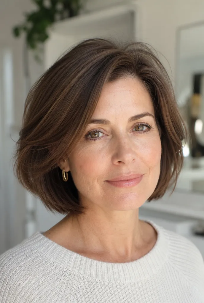 Layered Neck-Length Bob