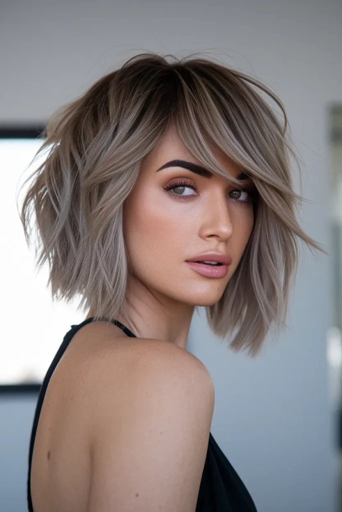  Layered Shag with Subtle Highlights