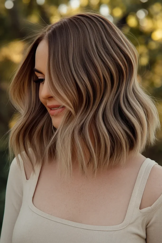 Layered Wavy Lob