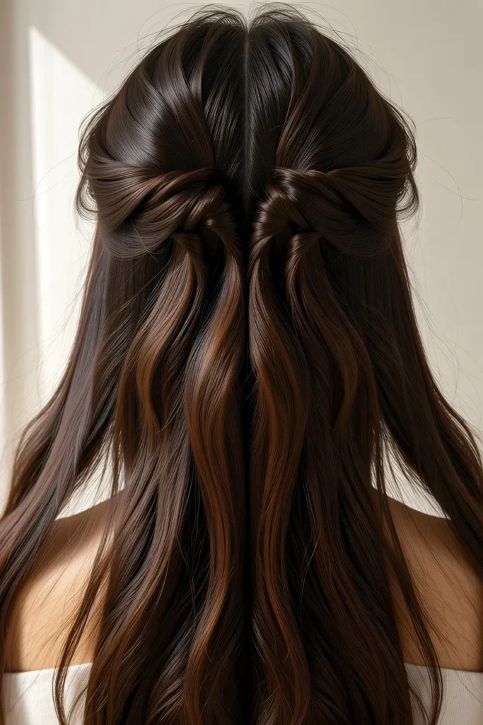 Long Hair with Crown Layers