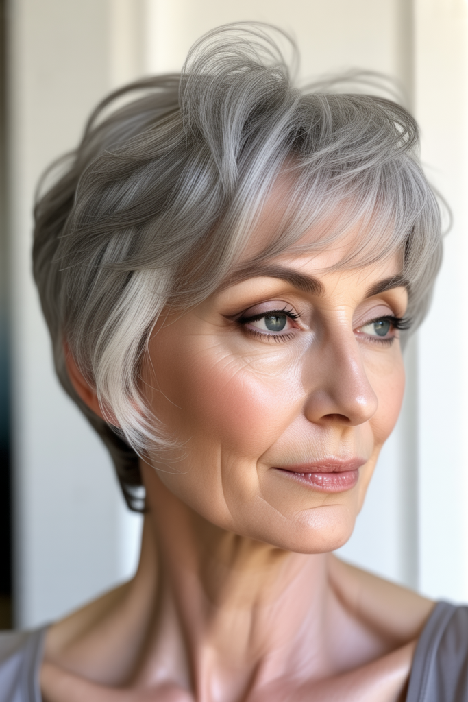 Long Pixie with Wispy Bangs