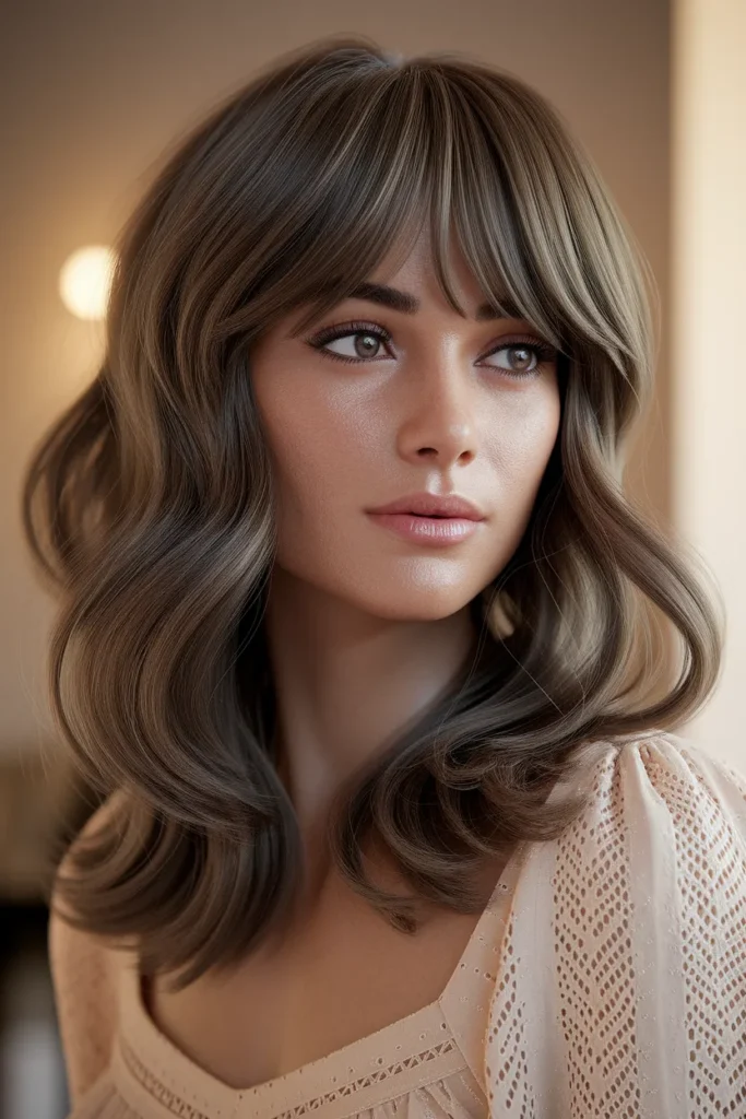 Loose Waves with Curtain Fringe