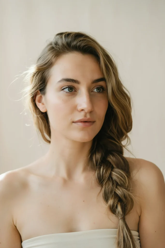 Messy Side Braid