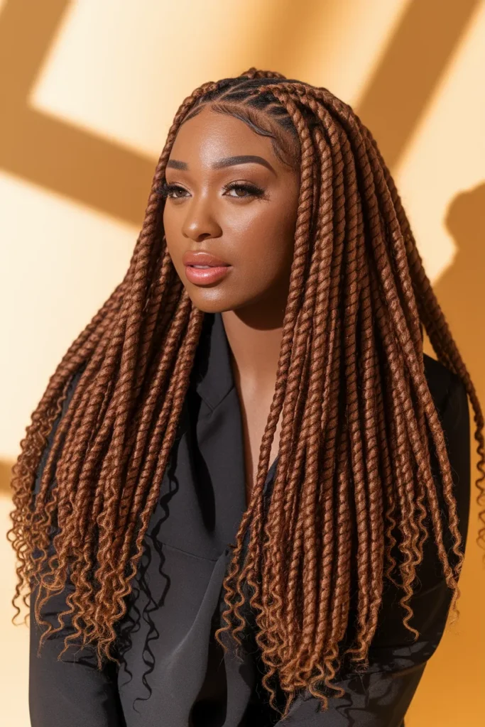 Mixed-Texture Passion Twists