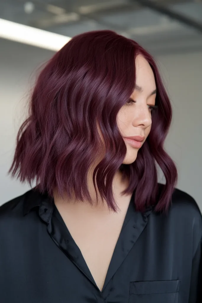 No Bleach Velvet Burgundy Hair Color