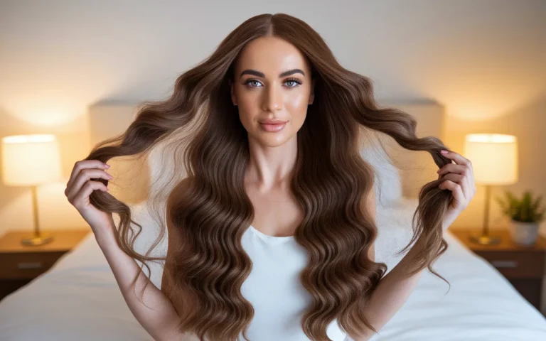 No heat blowout curls hairstyle
