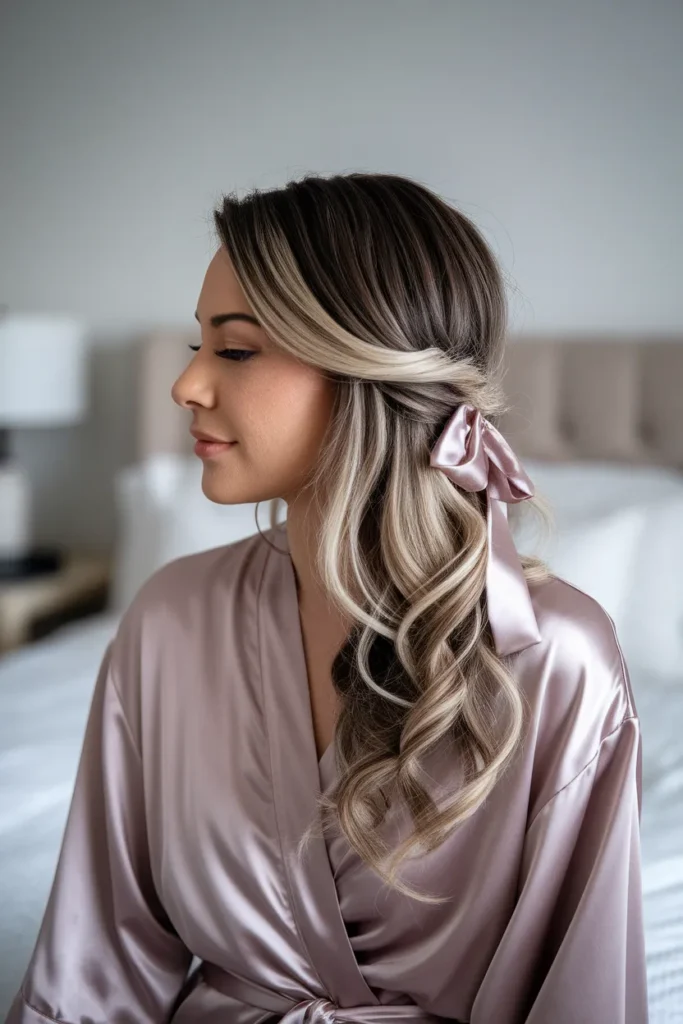 Overnight Robe Tie Curls